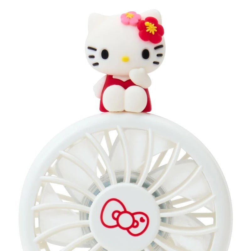 Hello Kitty 2-Way Portable Handy Fan (White) Travel Japan Original