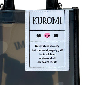 Kuromi Clear 2-Way Everyday Mini Tote Bags Japan Original