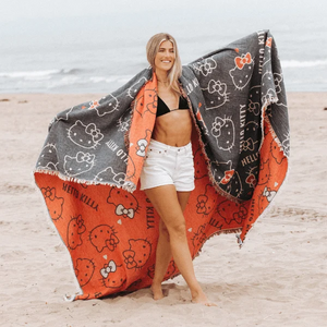 Hello Kitty x Sand Cloud Party Blanket (Bows) Home Goods Sand Cloud