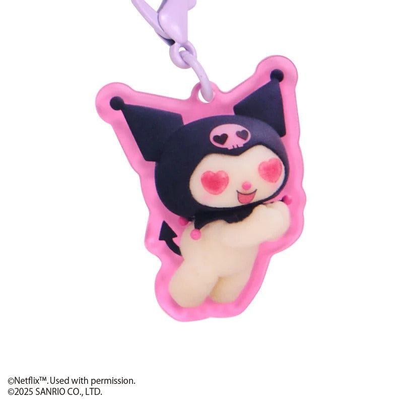 Kuromi Acrylic Keychain (My Melody & Kuromi Netflix Series) Accessory Japan Original