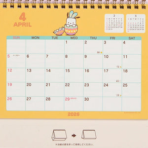 Pochacco 2026 Desk Calendar Stationery Japan Original