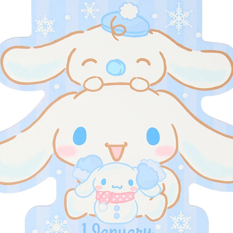 Cinnamoroll 2026 Die-Cut Wall Calendar Seasonal Japan Original