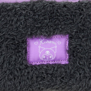 Kuromi Fuzzy Mini Zipper Pouch Bags Japan Original