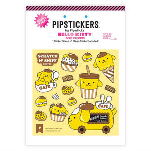 Pompompurin x Pipsticks Café Cruiser Scratch 'n Sniff (2ct) Stationery Pipsticks Inc