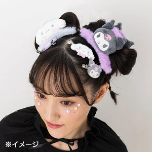 Kuromi Besties Flocked Mini Hair Clip Set Accessory Japan Original