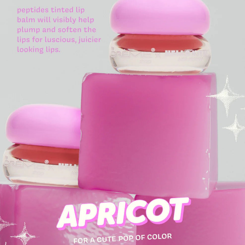 Kuromi x The Crème Shop Gloss Jelly Tinted Peptide Lip Glaze (Apricot) Beauty The Crème Shop