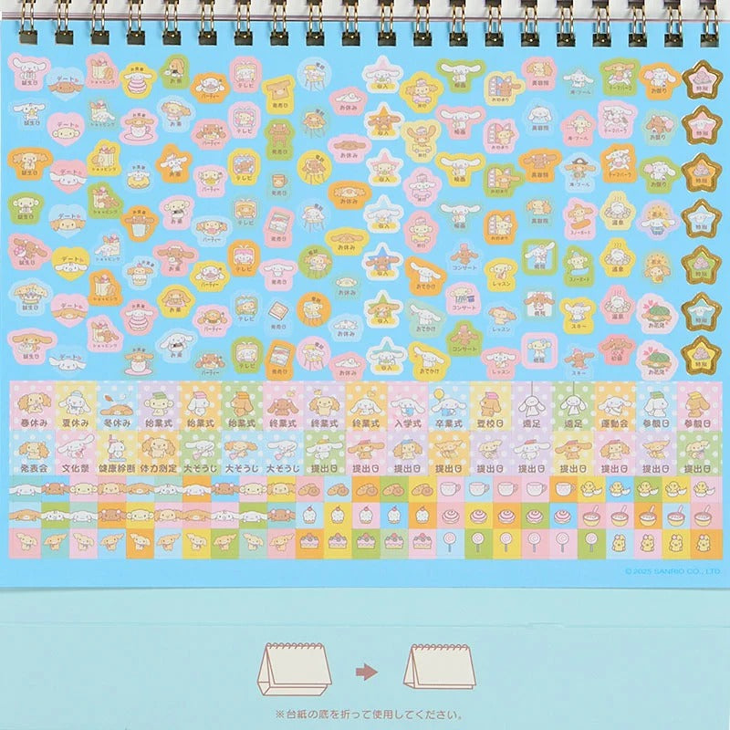 Cinnamoroll 2026 Desk Calendar Stationery Japan Original