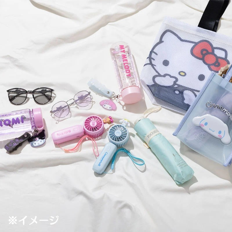Hello Kitty 2-Way Portable Handy Fan (White) Travel Japan Original