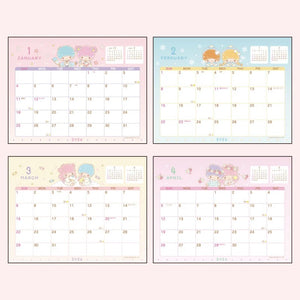 LittleTwinStars 2026 Desk Calendar Stationery Japan Original