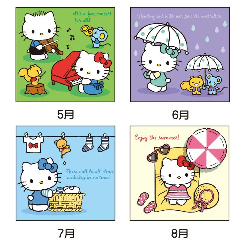 Hello Kitty 2026 Wall Calendar Stationery Japan Original