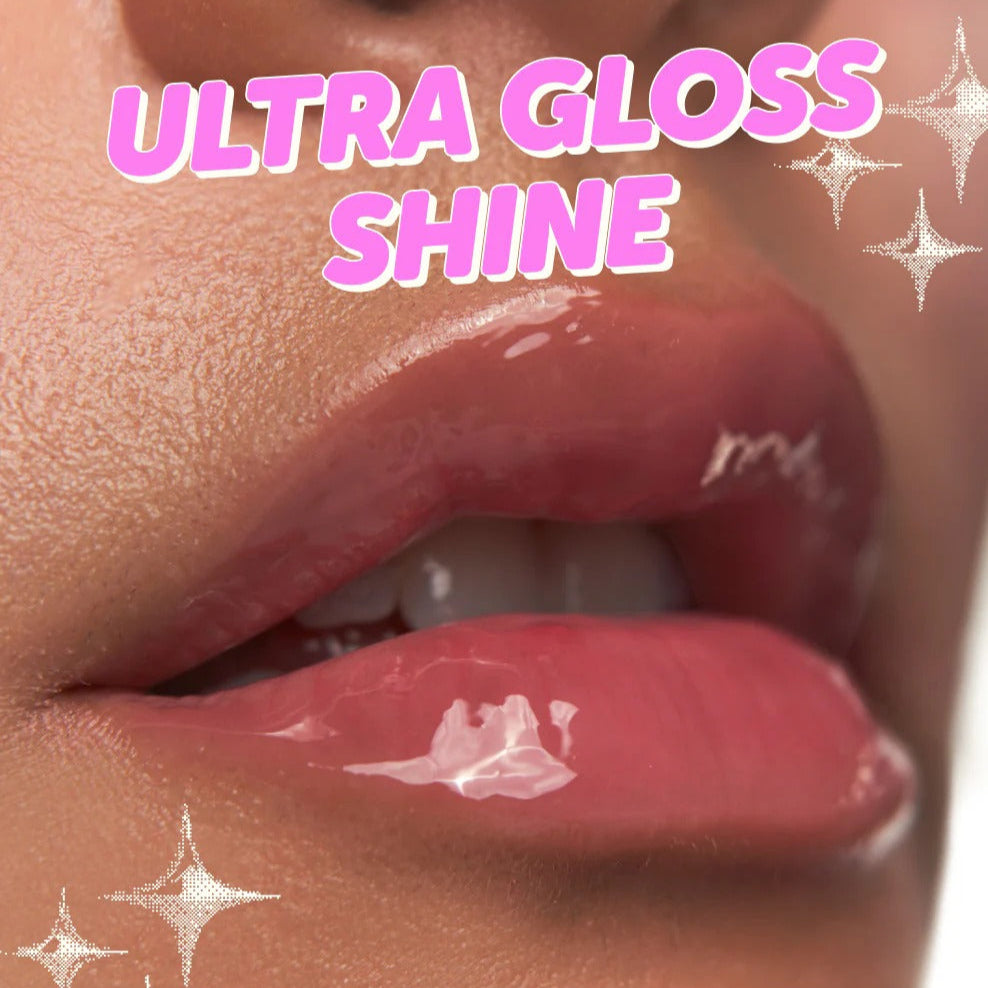 Kuromi x The Crème Shop Gloss Jelly Tinted Peptide Lip Glaze (Apricot) Beauty The Crème Shop