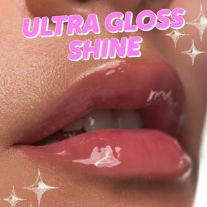 Kuromi x The Crème Shop Gloss Jelly Tinted Peptide Lip Glaze (Apricot) Beauty The Crème Shop