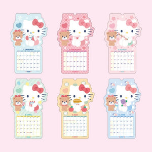 Hello Kitty 2026 Die-Cut Wall Calendar Seasonal Japan Original