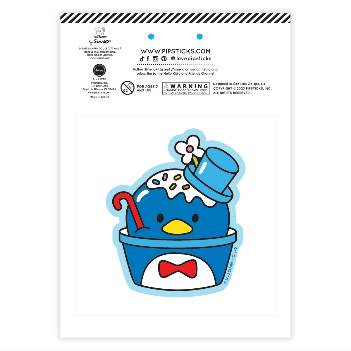 Tuxedosam x Pipsticks Treat Trolley Scratch 'n Sniff (2ct) Stationery Pipsticks Inc