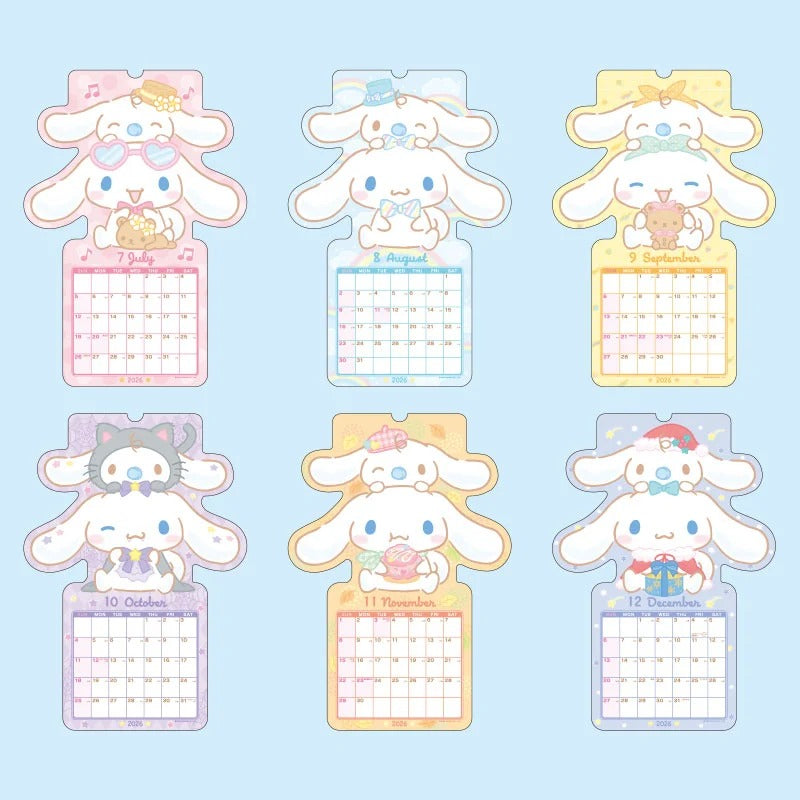 Cinnamoroll 2026 Die-Cut Wall Calendar Seasonal Japan Original