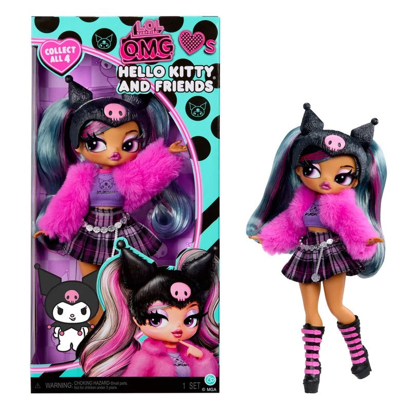 Kuromi x LOL Surprise OMG Loves Hello Kitty and Friends Fashion Doll Toys&Games MGA Entertainment Inc