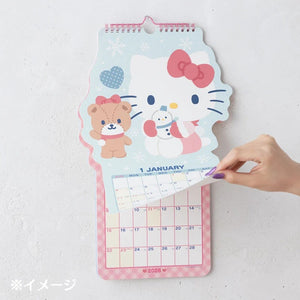 Hello Kitty 2026 Die-Cut Wall Calendar Seasonal Japan Original