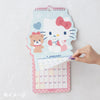 Hello Kitty 2026 Die-Cut Wall Calendar Seasonal Japan Original