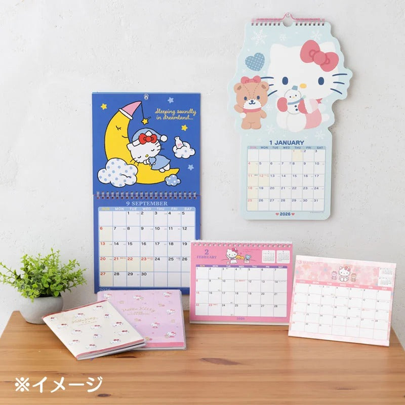 Hello Kitty 2026 Desk Calendar Stationery Japan Original