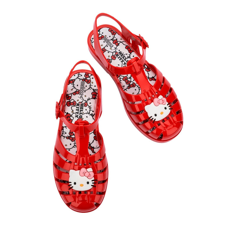 Hello Kitty x Melissa Possession Jelly Sandal (Red) Shoes Melissa