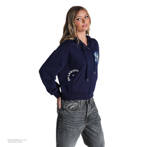 Hello Kitty x The Wild Collective New York Yankees Zip-Up Hoodie Apparel The Wild Collective