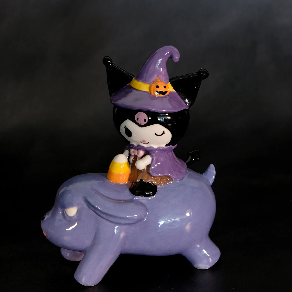 Kuromi & Baku Ceramic Figurine Home Goods Blue Sky Clayworks