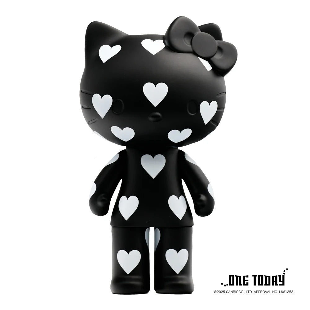 HELLO KITTY BLACK フィギュア　新品 Hello Kitty x ONE TODAY Figurine (Heart - Black Series)