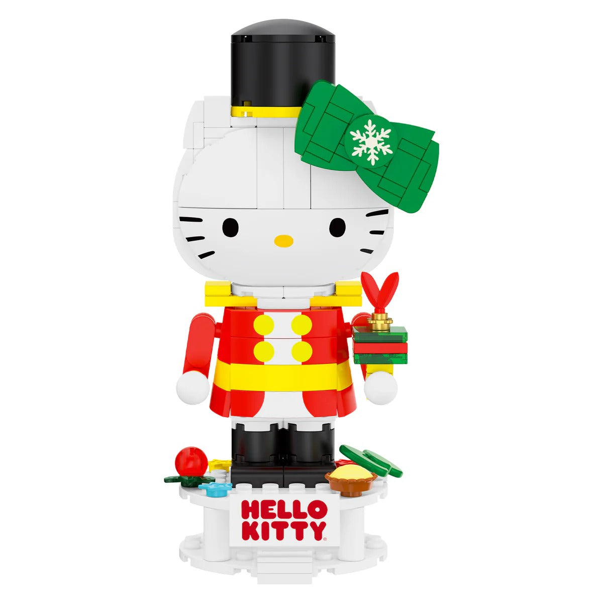 Hello Kitty Holiday Nutcracker Decoration Building Set Seasonal Brickcraft