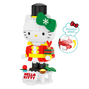 Hello Kitty Holiday Nutcracker Decoration Building Set Seasonal Brickcraft