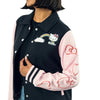 Hello Kitty Rainbow Varsity Jacket Apparel BIOWORLD