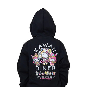 Hello Kitty and Friends x Tokidoki Kawaii Diner Hoodie (Fast Food) Apparel TOKIDOKI