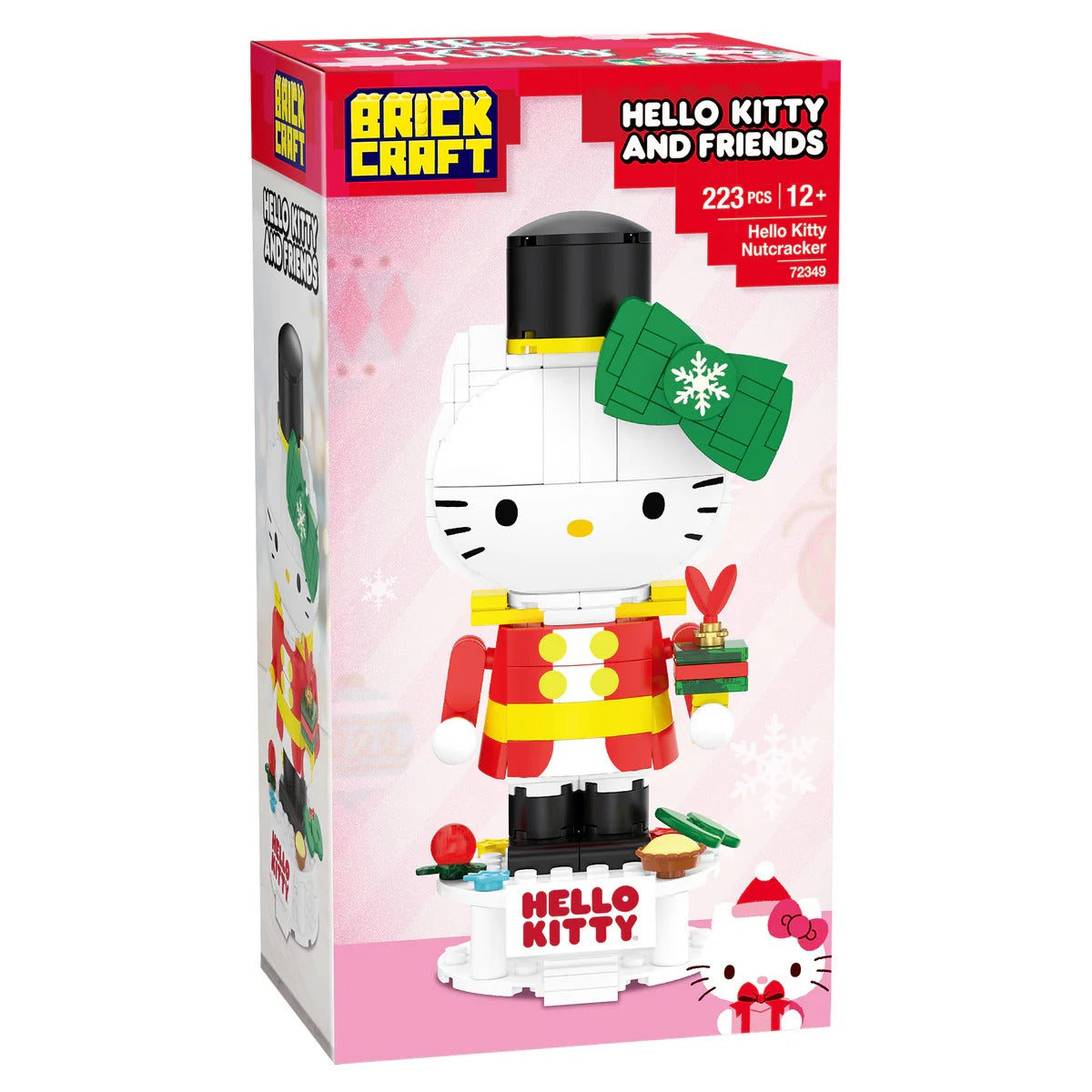 Hello Kitty Holiday Nutcracker Decoration Building Set Seasonal Brickcraft