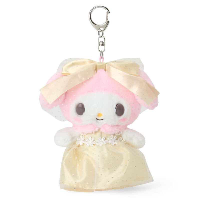 My Melody Yellow Plush Mascot Keychain (Lady My Melody Series) Accessory Japan Original