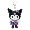Kuromi Plush Mascot Keychain (Rock ’n’ Check Series) Accessory Japan Original