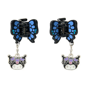 Kuromi Mini Hair Claw Set (Monarch Butterfly Series) Accessory Japan Original