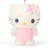 Hello Kitty Pink Mini Plush Mascot Keychain (Mini Quilt Series) Accessory Japan Original