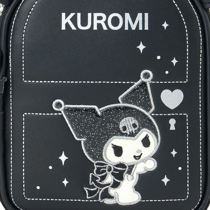 Kuromi Mini Travel Zipper Pouch (20th Anniv. Special Key Series) Bags Japan Original