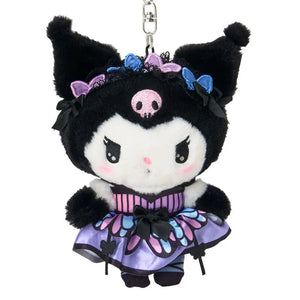 Kuromi Plush Mascot Keychain (Monarch Butterfly Series) Accessory Japan Original