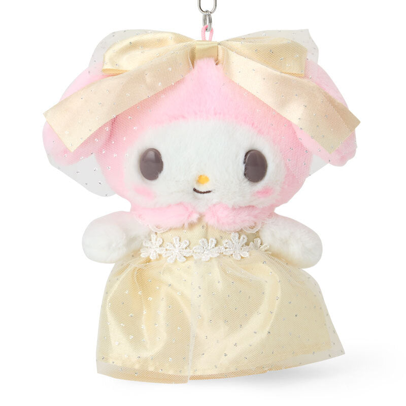 My Melody Yellow Plush Mascot Keychain (Lady My Melody Series) Accessory Japan Original