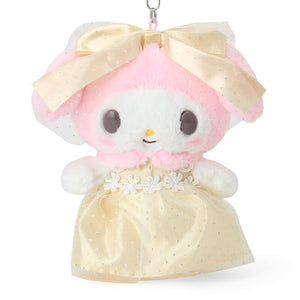 My Melody Yellow Plush Mascot Keychain (Lady My Melody Series) Accessory Japan Original