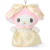 My Melody Yellow Plush Mascot Keychain (Lady My Melody Series) Accessory Japan Original