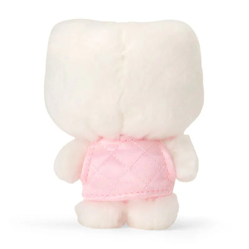 Hello Kitty Pink Mini Plush Mascot Keychain (Mini Quilt Series) Accessory Japan Original