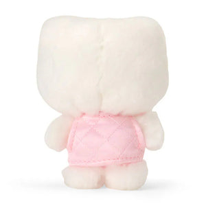 Hello Kitty Pink Mini Plush Mascot Keychain (Mini Quilt Series) Accessory Japan Original