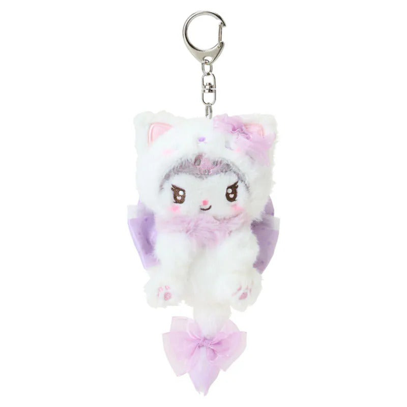 Kuromi Plush Mascot Keychain (Milky Kitten Series) Accessory Japan Original
