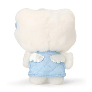 Hello Kitty Blue Mini Plush Mascot Keychain (Mini Quilt Series) Accessory Japan Original