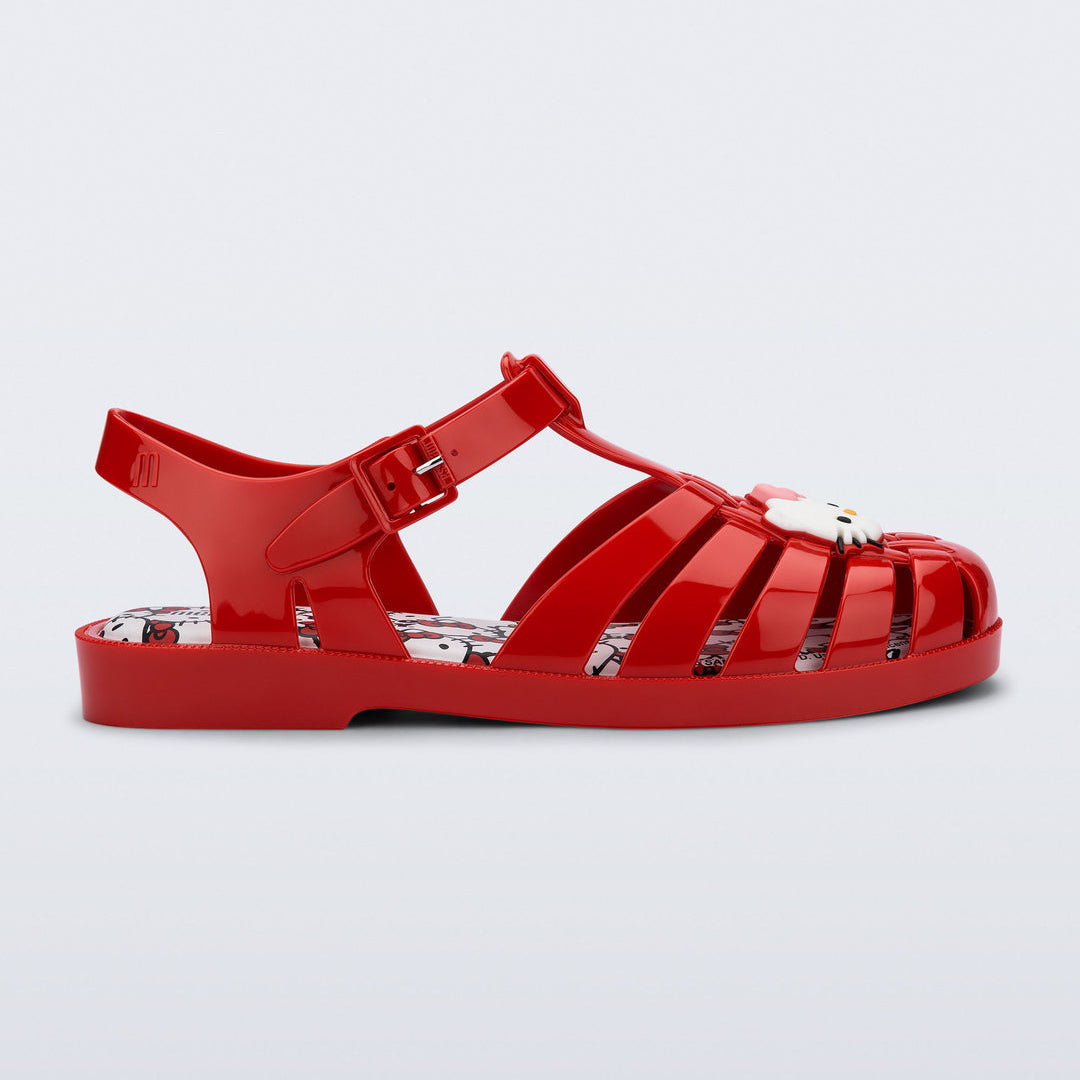 Hello Kitty x Melissa Possession Jelly Sandal (Red) Shoes Melissa