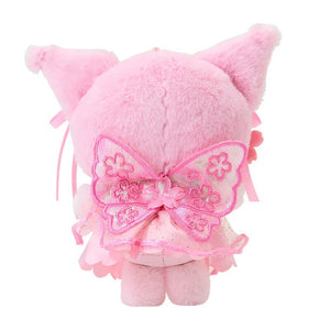 Kuromi Plush Mascot Keychain (Cherry Blossom Fairies Series) Accessory Japan Original