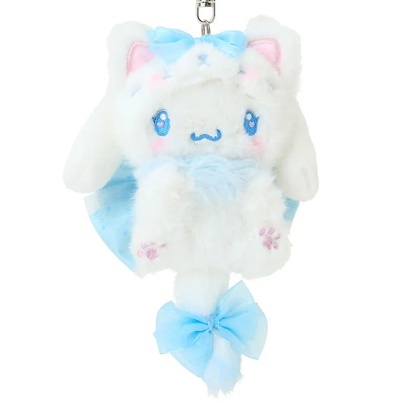 Cinnamoroll Plush Mascot Keychain (Milky Kitten Series) Accessory Japan Original