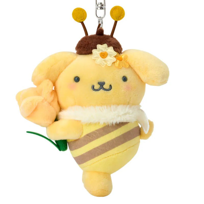 Pompompurin Plush Mascot Keychain (Sweet As Can Bee Series) Accessory Japan Original