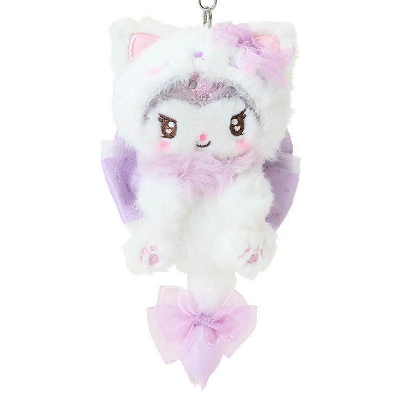 Kuromi Plush Mascot Keychain (Milky Kitten Series) Accessory Japan Original